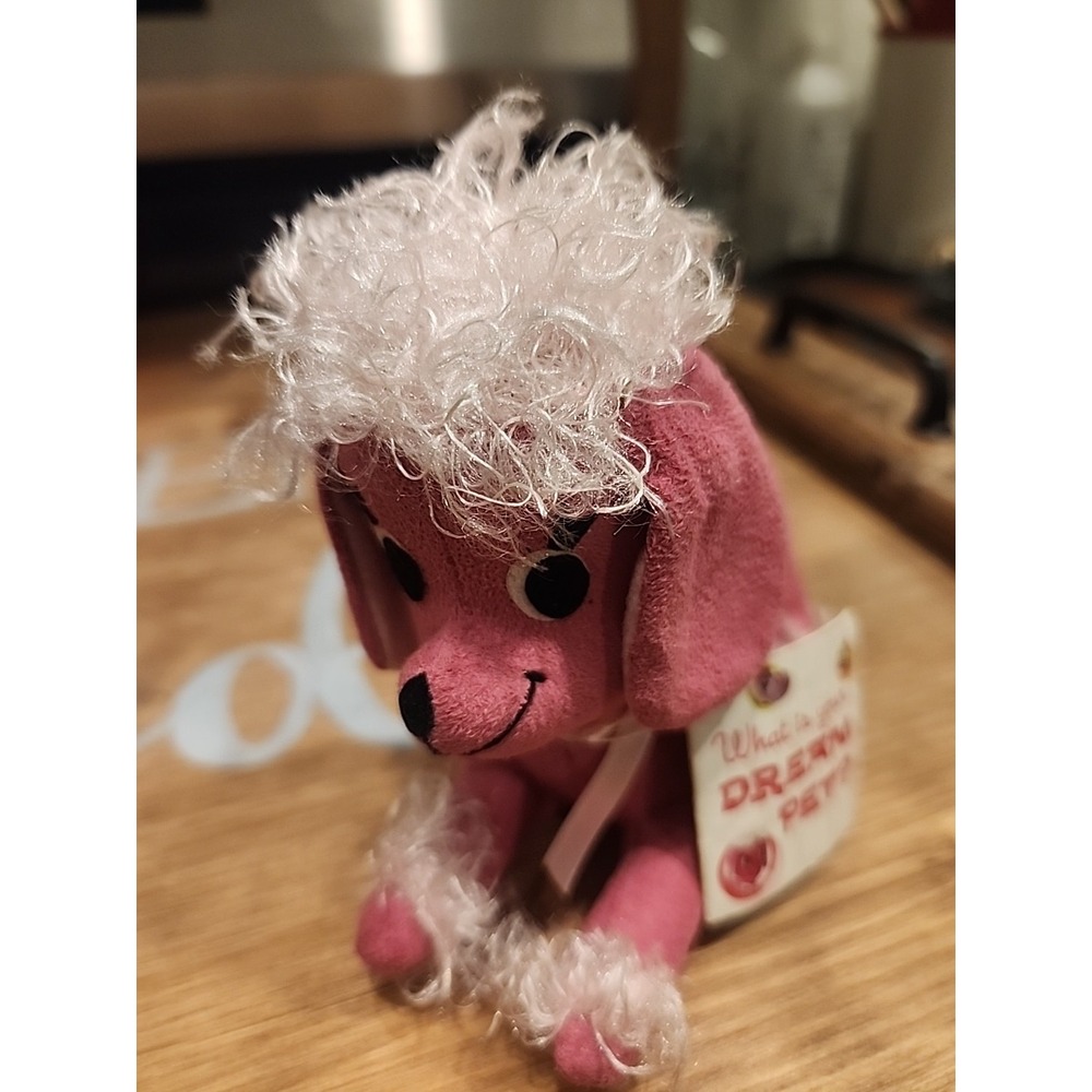 **RARE Dakin Japan Dream Pets 1950's Pink Petite Poodle‎ (With Tags)